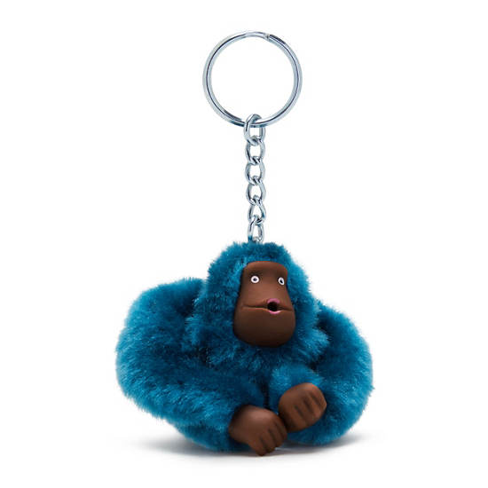 Akcesoria Kipling Sven Small Monkey Keychain Turkusowe | PL 1198CT